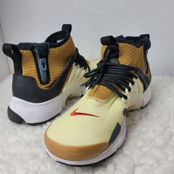 Nike Air Presto Men's Sneaker Size 8 Mid Utility Bicycle Yellow DC8751-700 - Picture 7 of 9